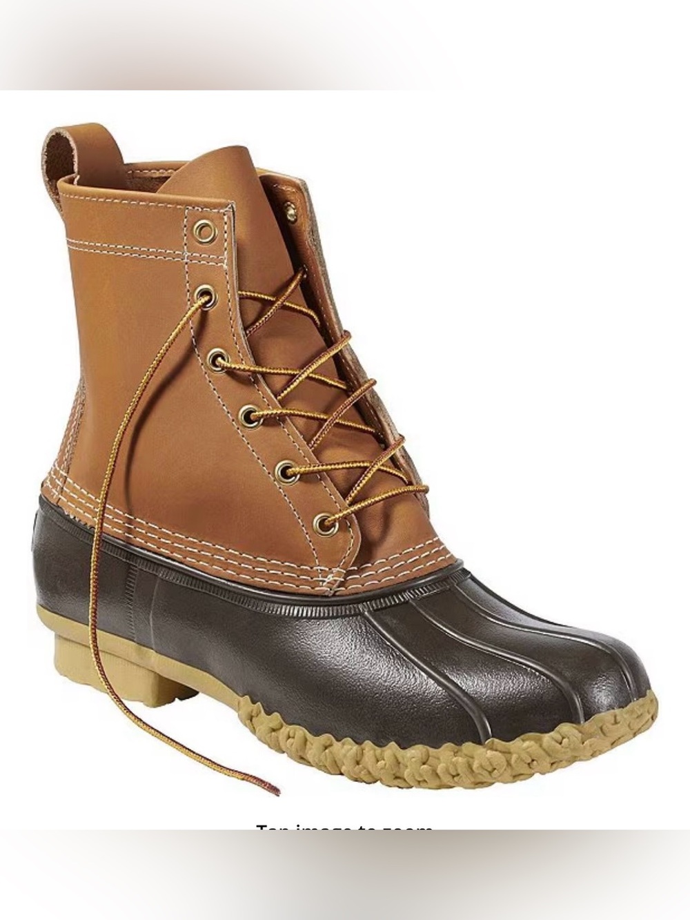 Vintage LL Bean Waterproof unisex Boots men's sz 6 women's sz 8